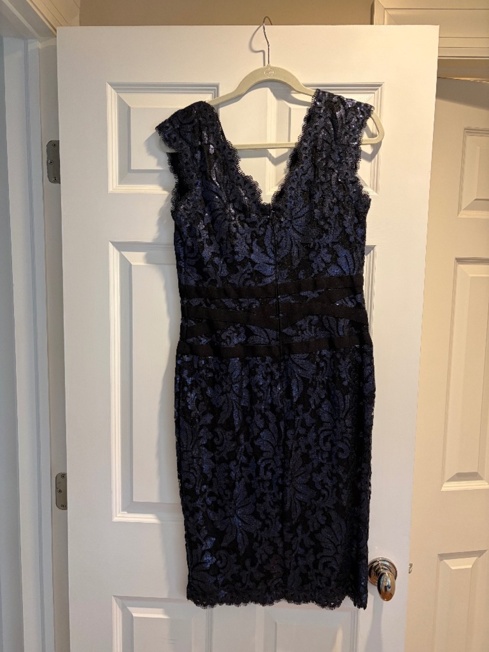 Tadashi Shoji Navy Dress - Size 10